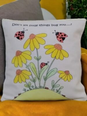 Springvibe Dont let little things bug you Cushion cover