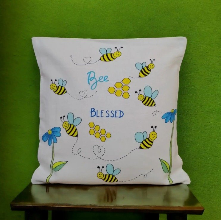 Springvibe Bee blessed Cushion cover