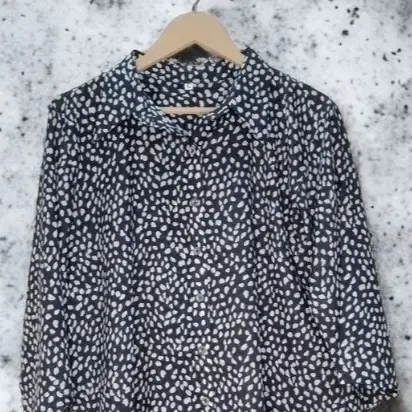 Black and White Printed Shirt